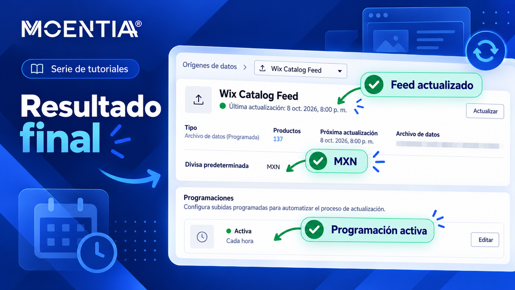 Catálogo de Meta actualizado correctamente desde Wix
